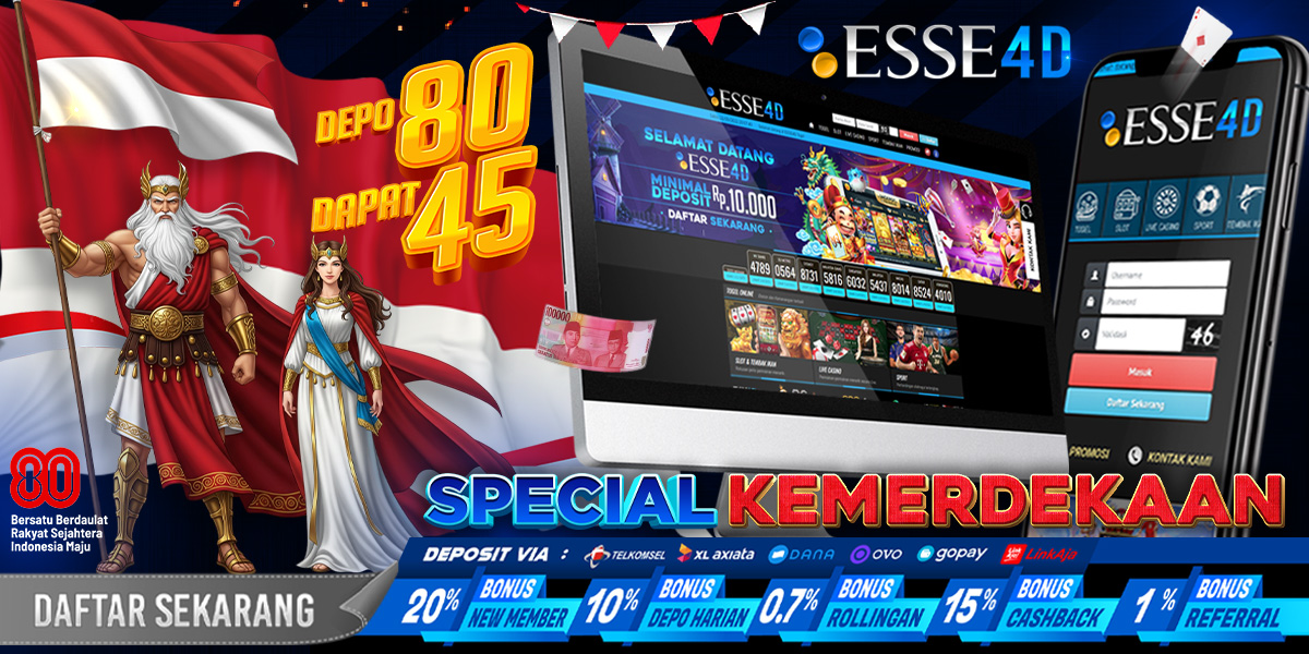 Minimal Bet 100 Perak Esse4d